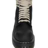 Stivali in pelle Quad sole in nero 