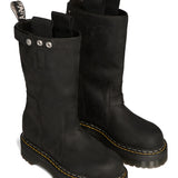 Stivali quad sole in pelle in nero 