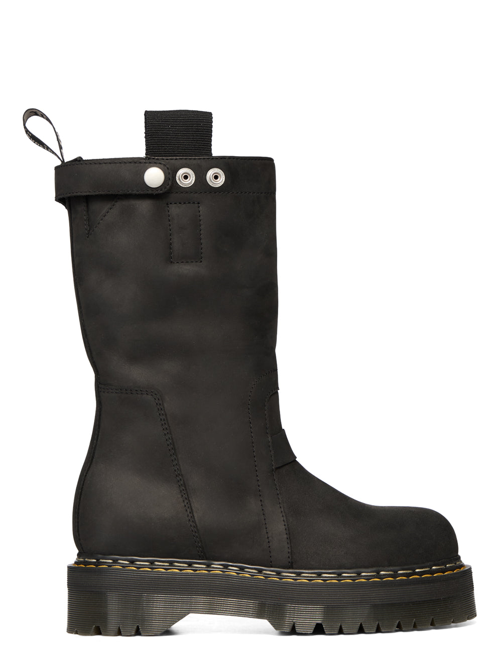 Stivali quad sole in pelle in nero 