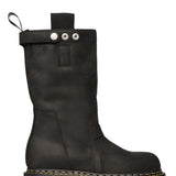 Stivali quad sole in pelle in nero 