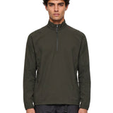 Pile termico Kimo mezza zip in verde 