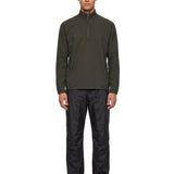 Pile termico Kimo mezza zip in verde 