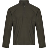 Pile termico Kimo mezza zip in verde 