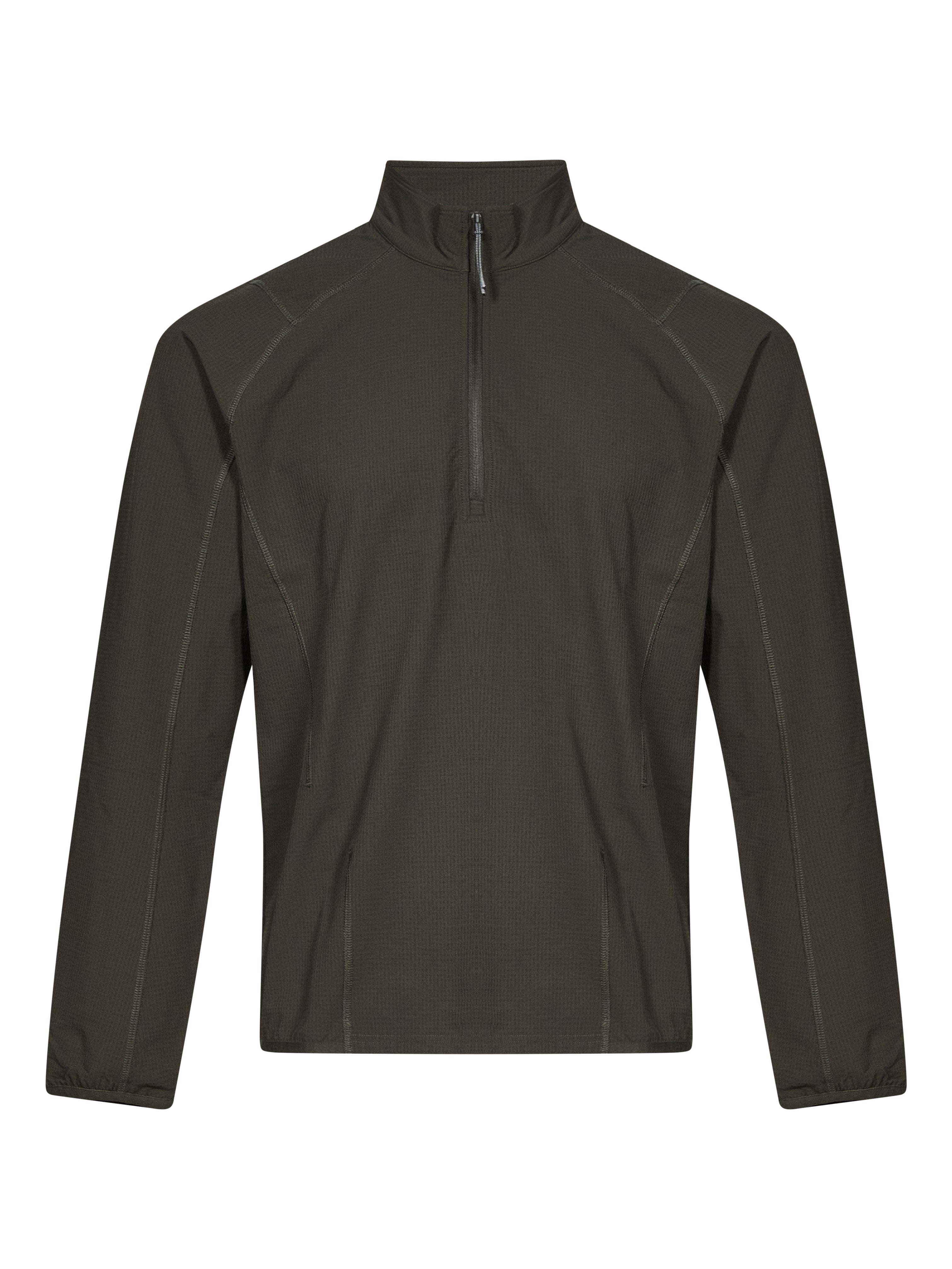Pile termico Kimo mezza zip in verde 