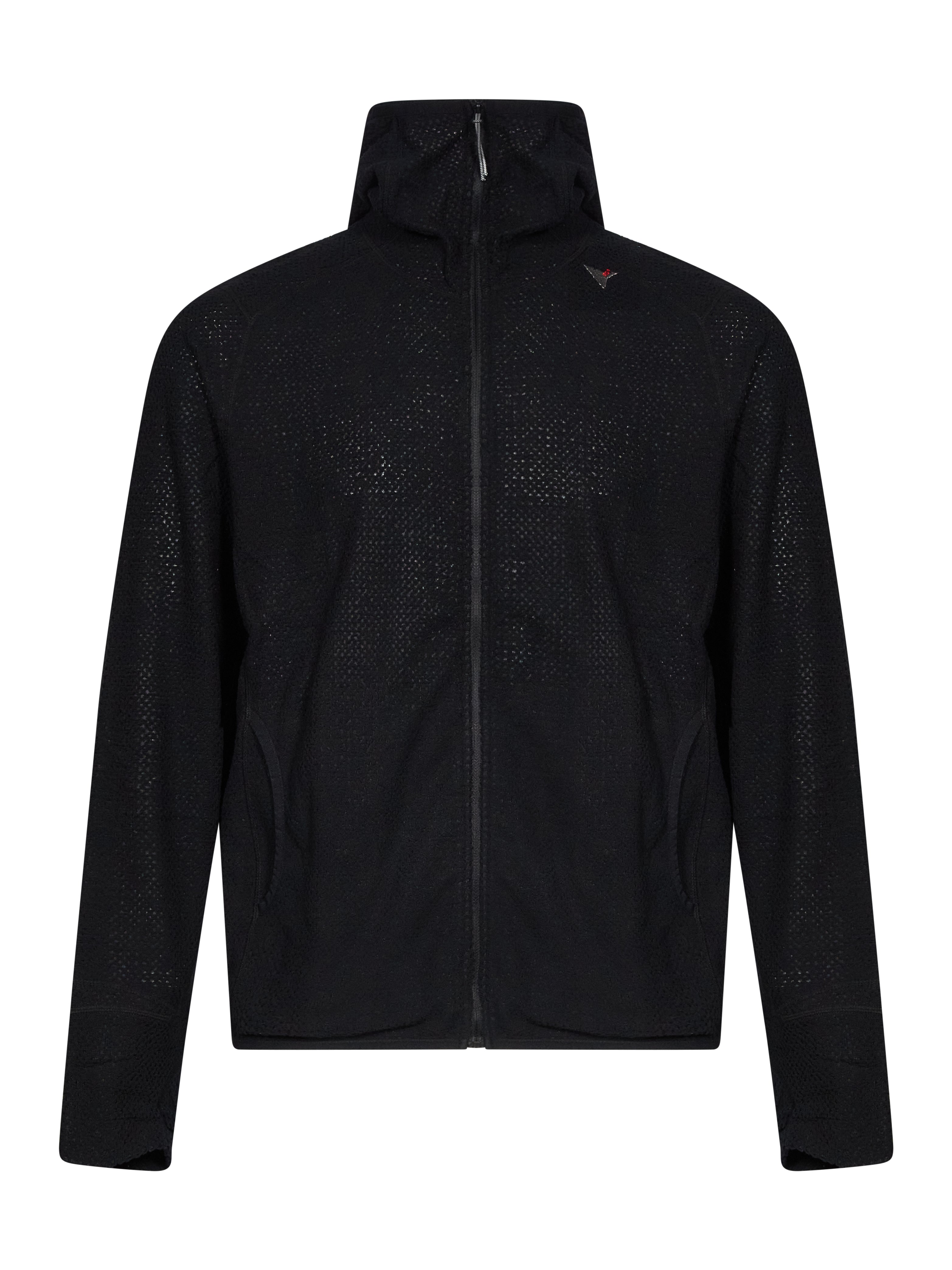 Felpa termica Awi con zip e in nero 