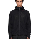 Felpa termica Awi con zip e in nero 