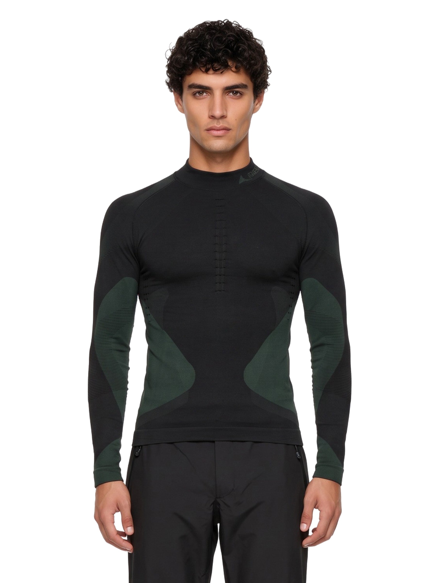 Maglia a compressione Daze in nero 