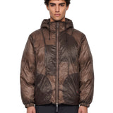 Piumino Smooth 800 fill power in marrone 