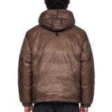 Piumino Smooth 800 fill power in marrone 