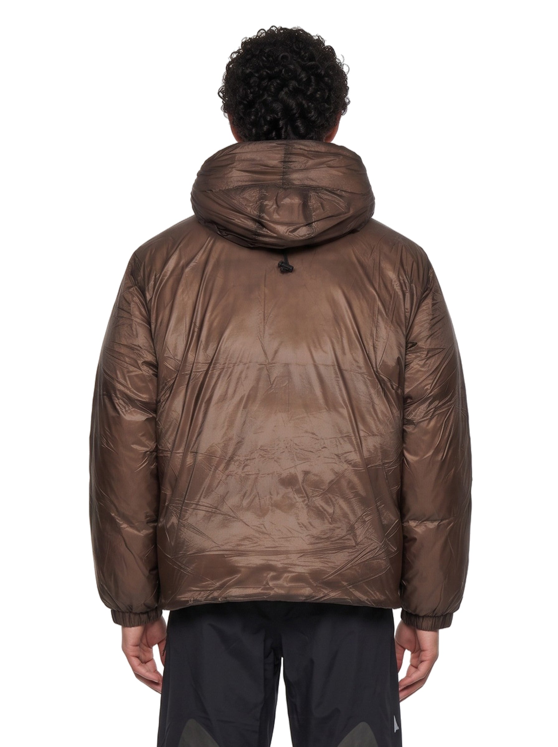 Piumino Smooth 800 fill power in marrone 