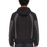 Felpa con zip Ocular in nero 