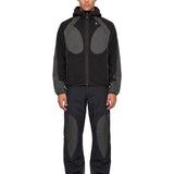 Felpa con zip Ocular in nero 