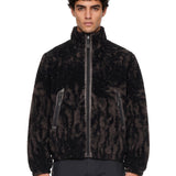 Giacca Ewe in pile marrone 