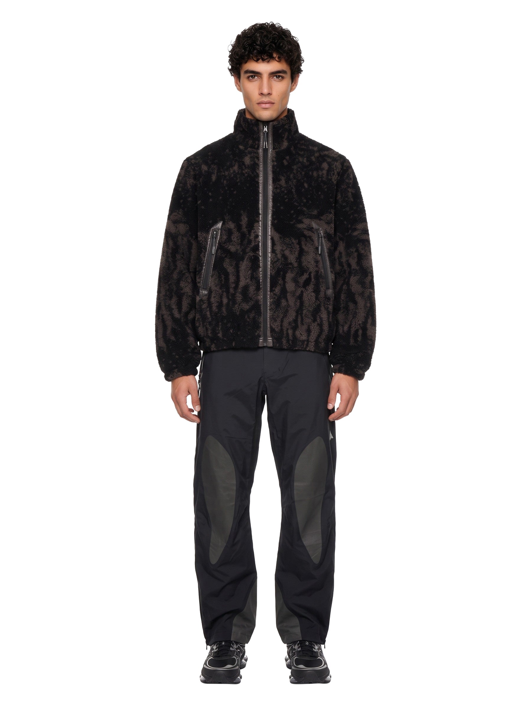 Giacca Ewe in pile marrone 