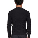 Maglia Wama merino 3D in nero 