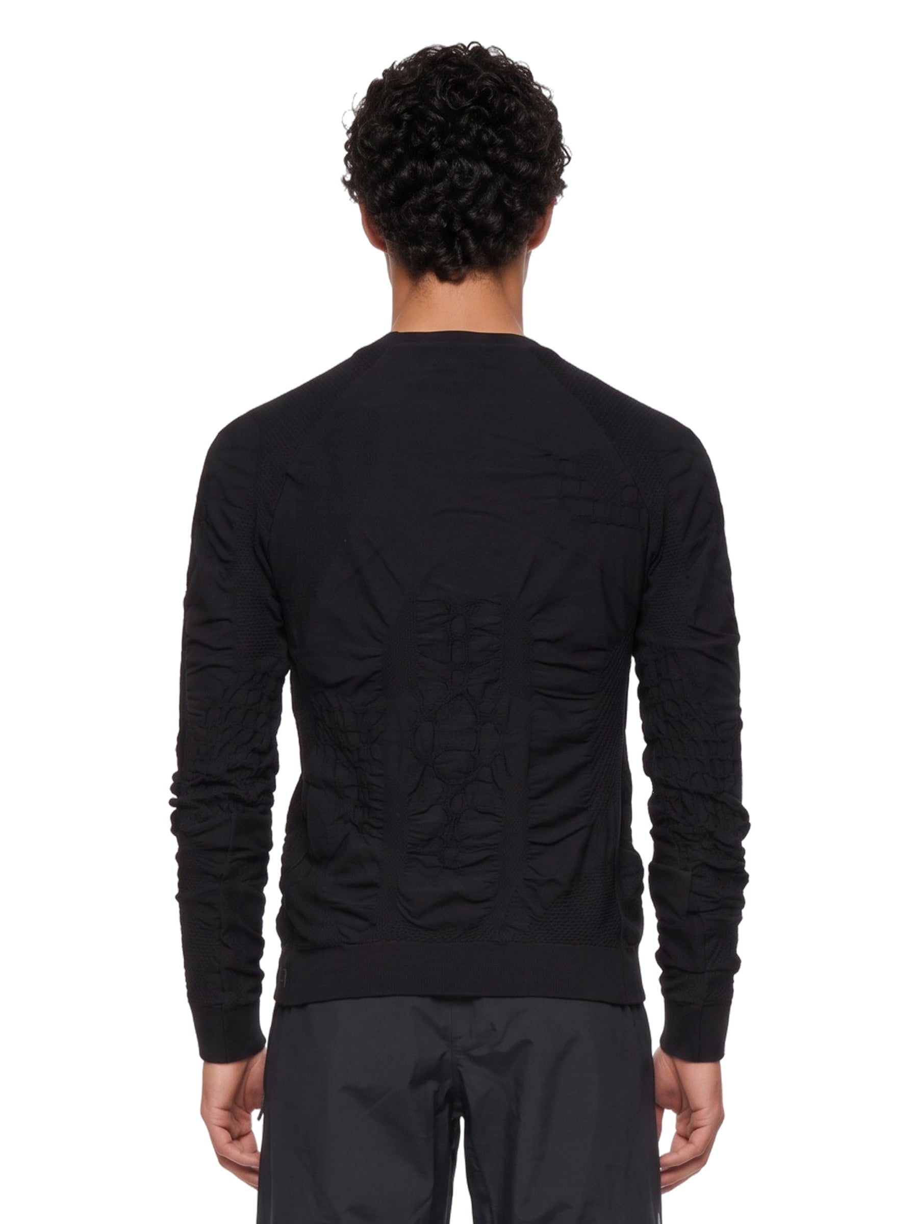 Maglia Wama merino 3D in nero 
