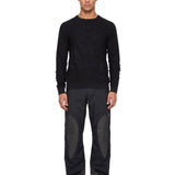 Maglia Wama merino 3D in nero 