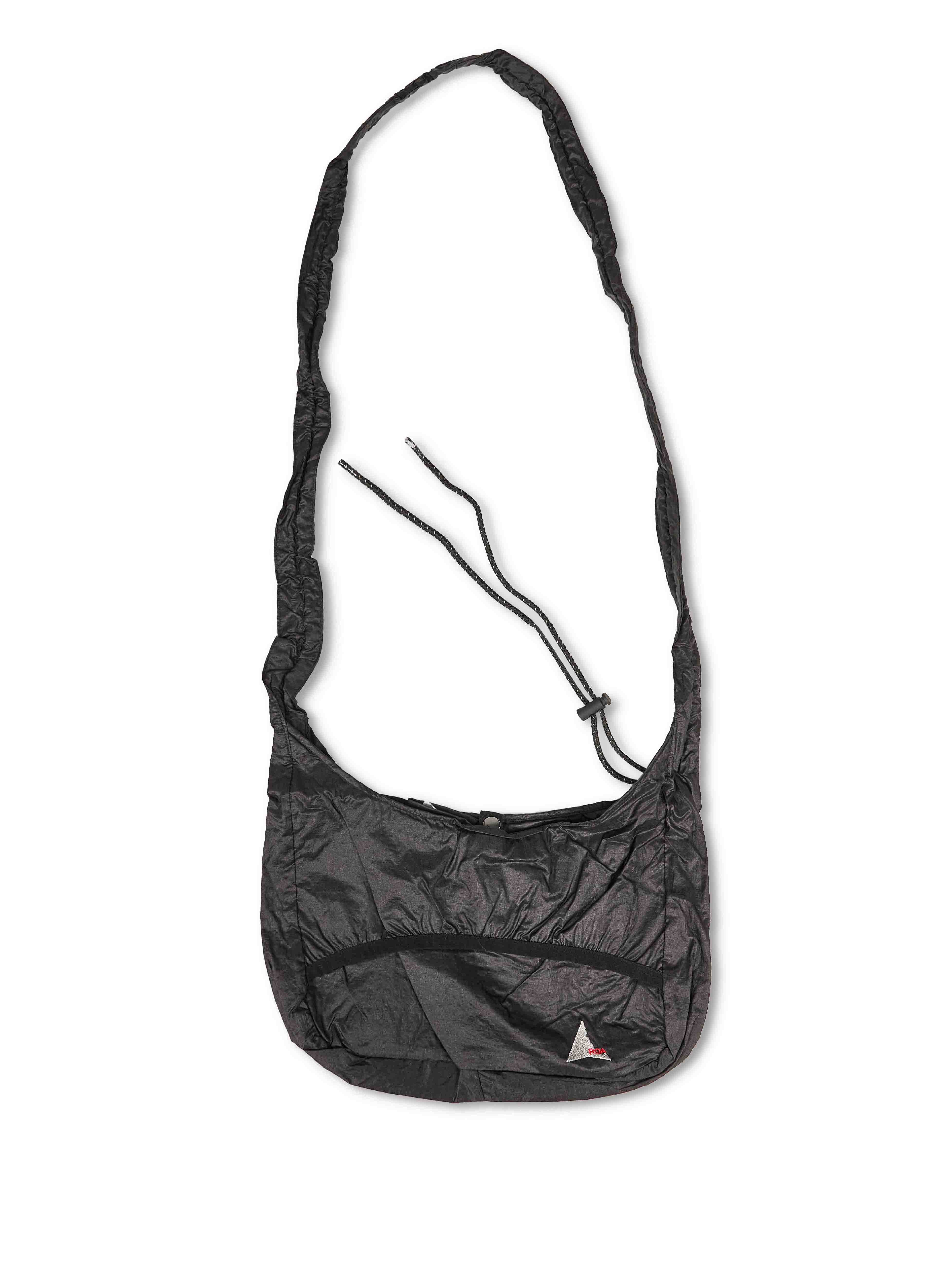 Borsa a tracolla Laki Packable Knot in nero 
