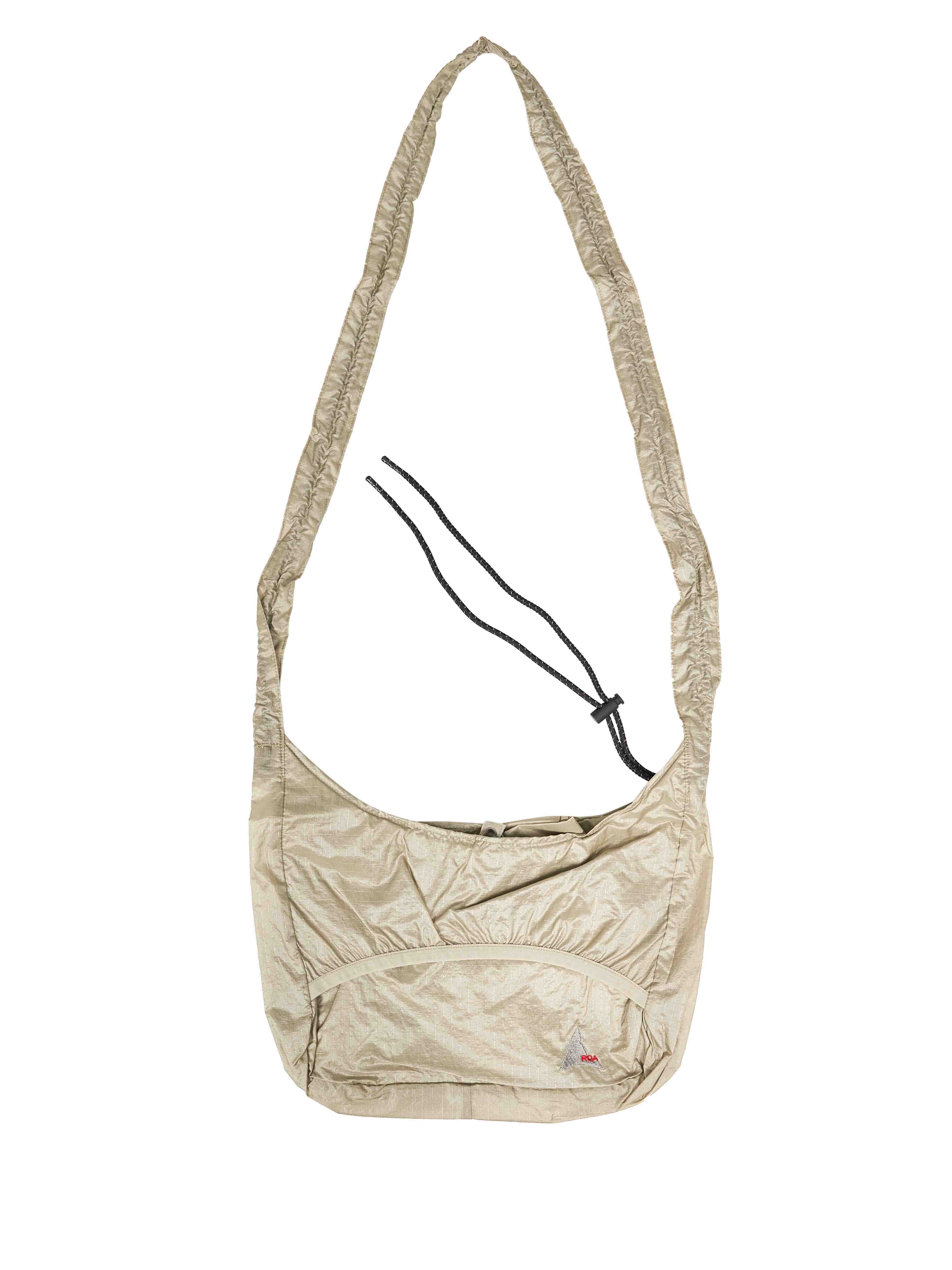 Borsa a tracolla Laki Packable Knot in avorio 