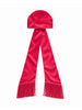 Foulard satinato in rosso