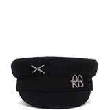 Cappello baker boy in nero 