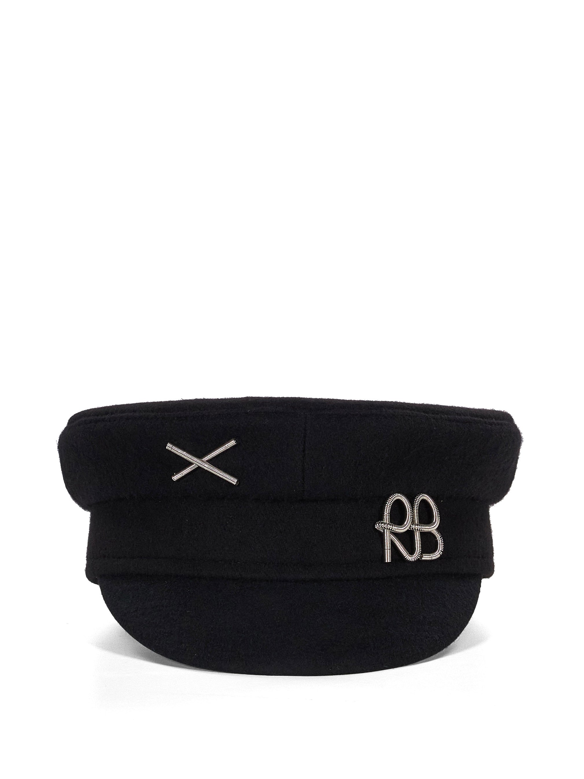 Cappello baker boy in nero 
