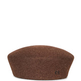 Cappello a tamburello in marrone 