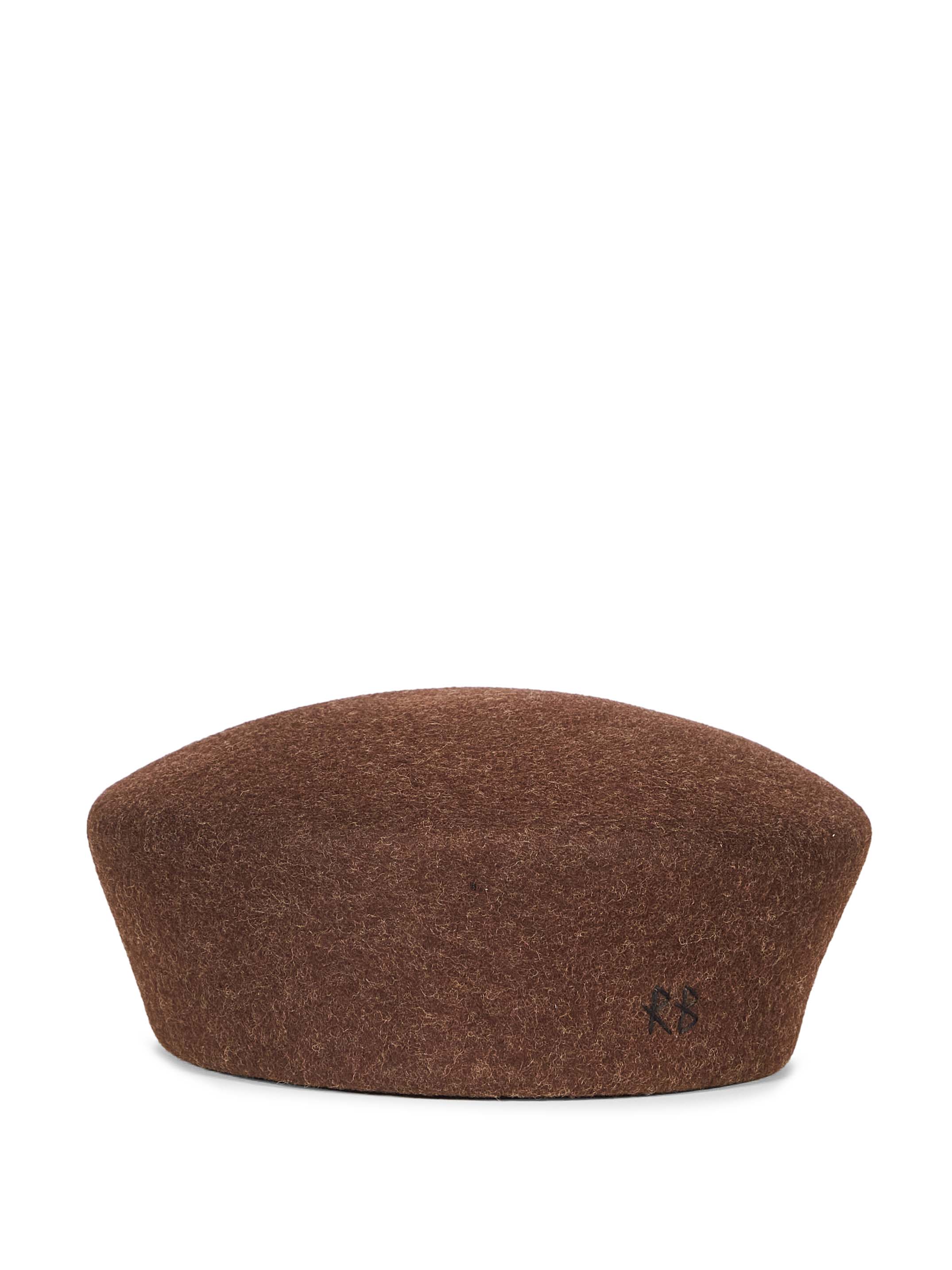 Cappello a tamburello in marrone 
