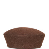 Cappello a tamburello in marrone 
