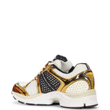 Sneakers con design a pannelli multicolore 