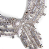 Collana con cristalli in argento 