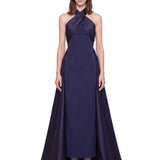 Abito maxi rumi in blu 
