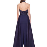 Abito maxi rumi in blu 