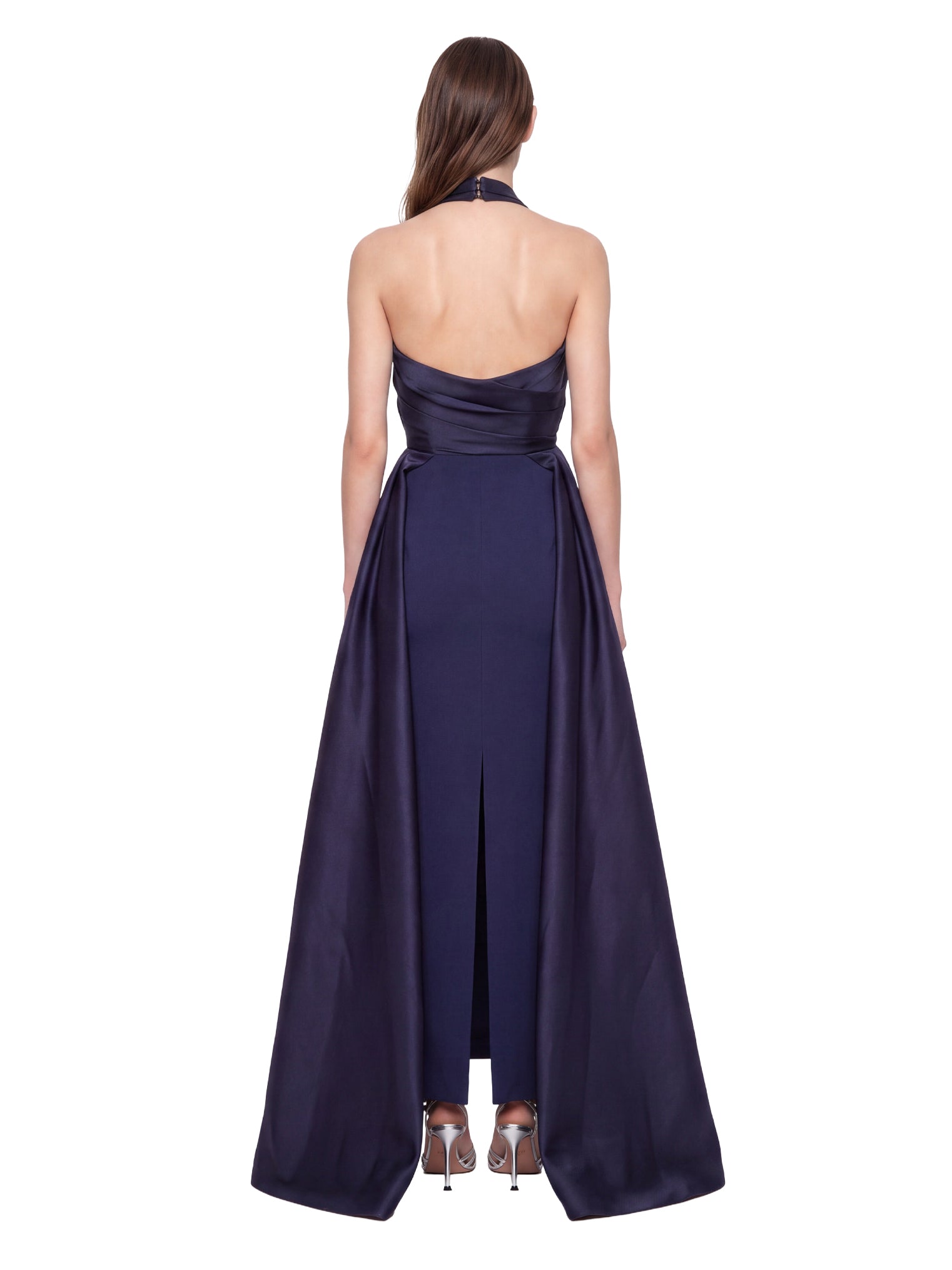Abito maxi rumi in blu 