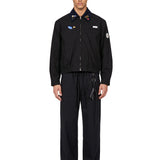 Giacca Coach con patch in nero 