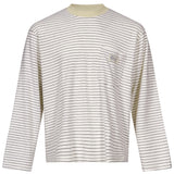 T-shirt a maniche lunghe in grigio 