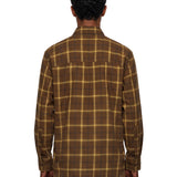 Camicia Still Life tartan in marrone 