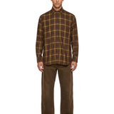 Camicia Still Life tartan in marrone 