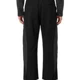 Pantaloni Tear Drop Track in nero 