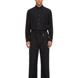 Pantaloni Hakama in nero 
