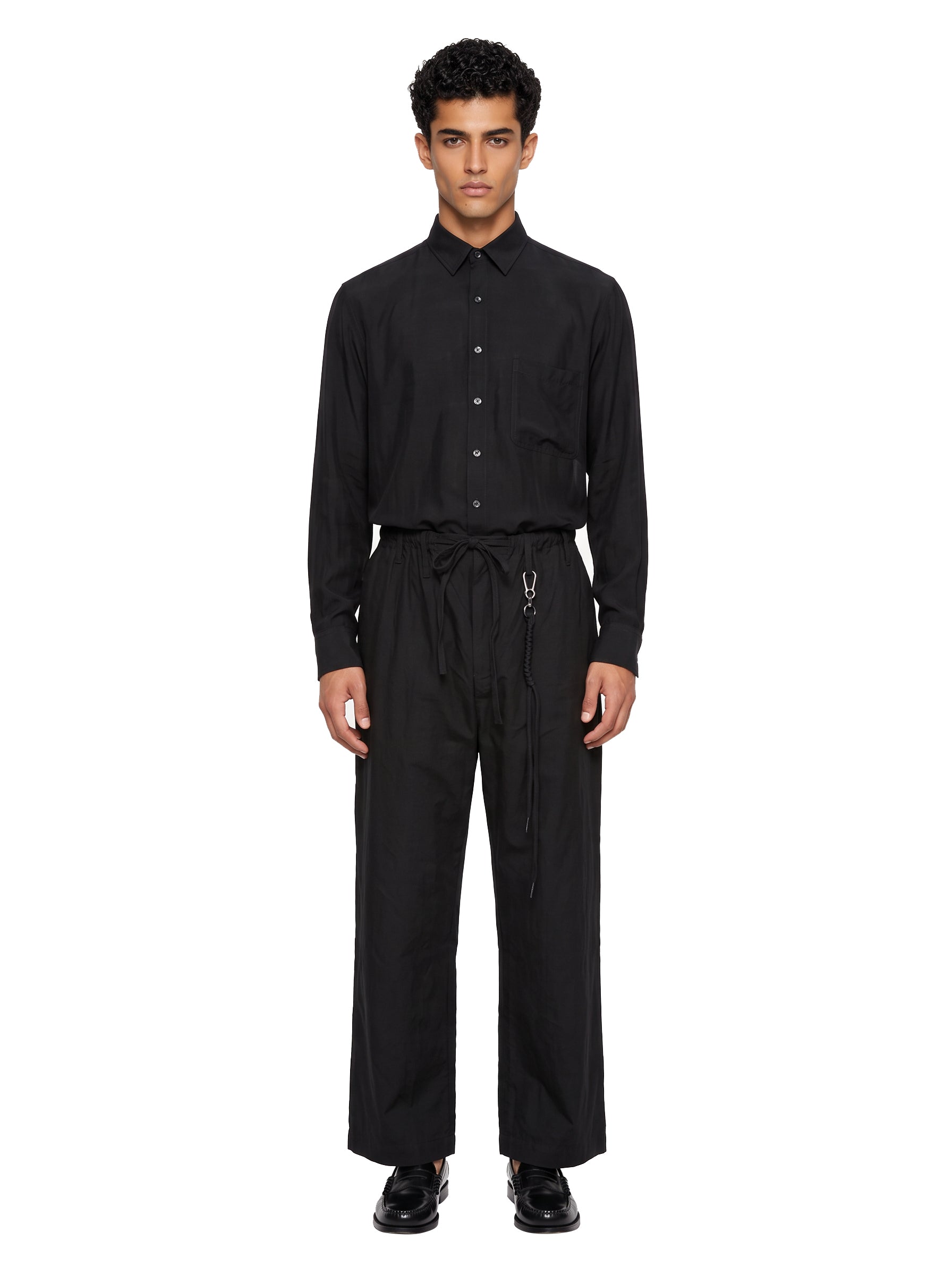 Pantaloni Hakama in nero 
