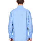 Camicia Stand Collar in azzurro 