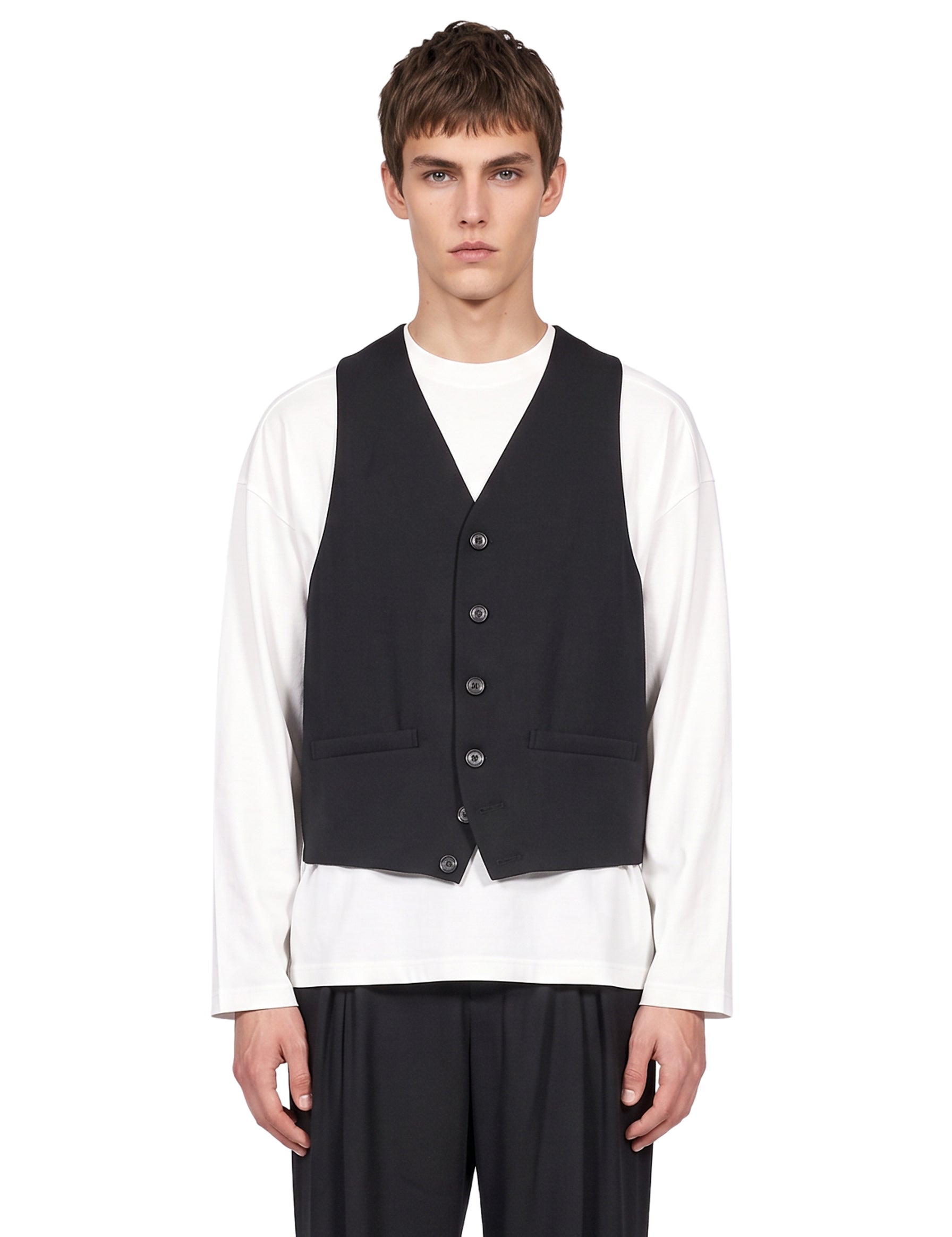 Gilet classico in nero 