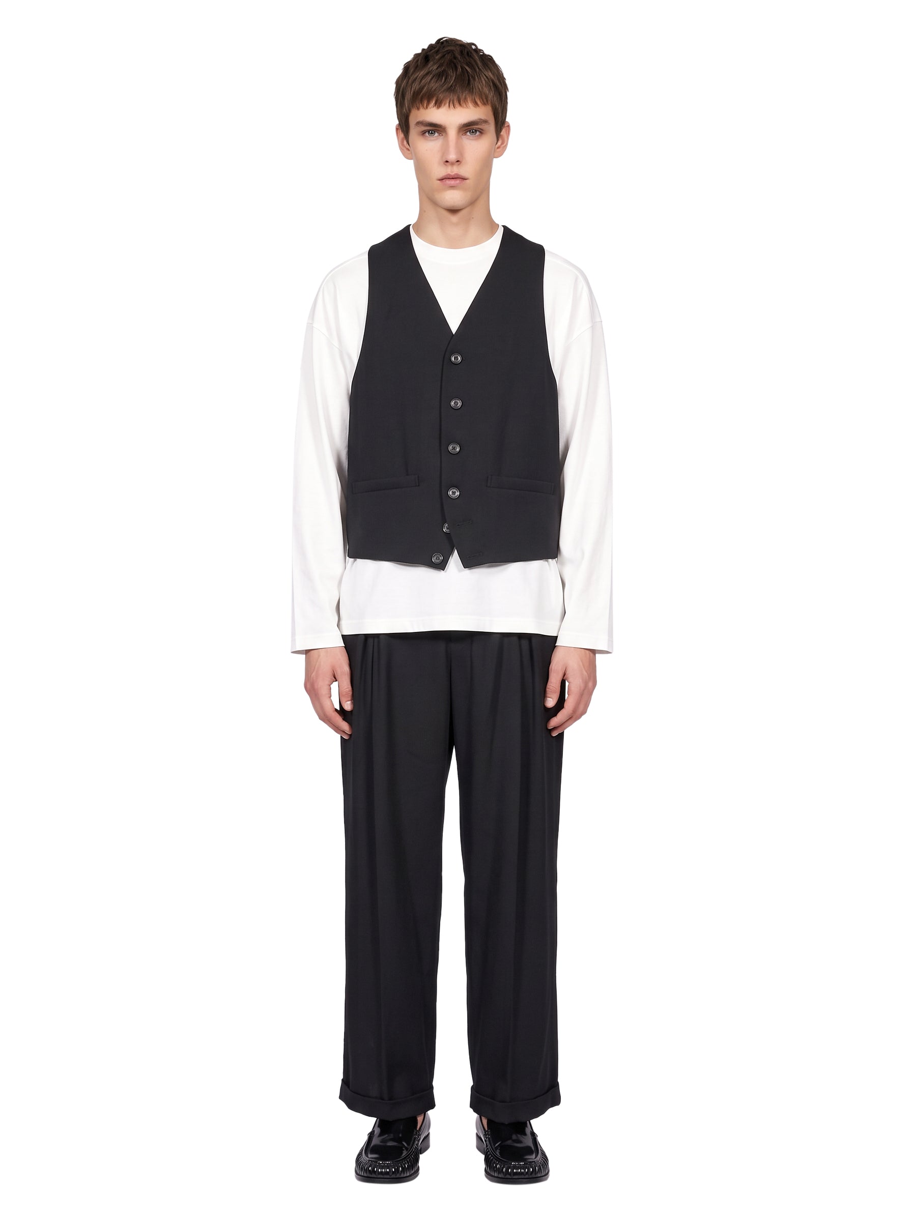 Gilet classico in nero 