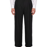 Pantalone Double Inverted in nero 