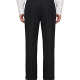 Pantalone Double Inverted in nero 