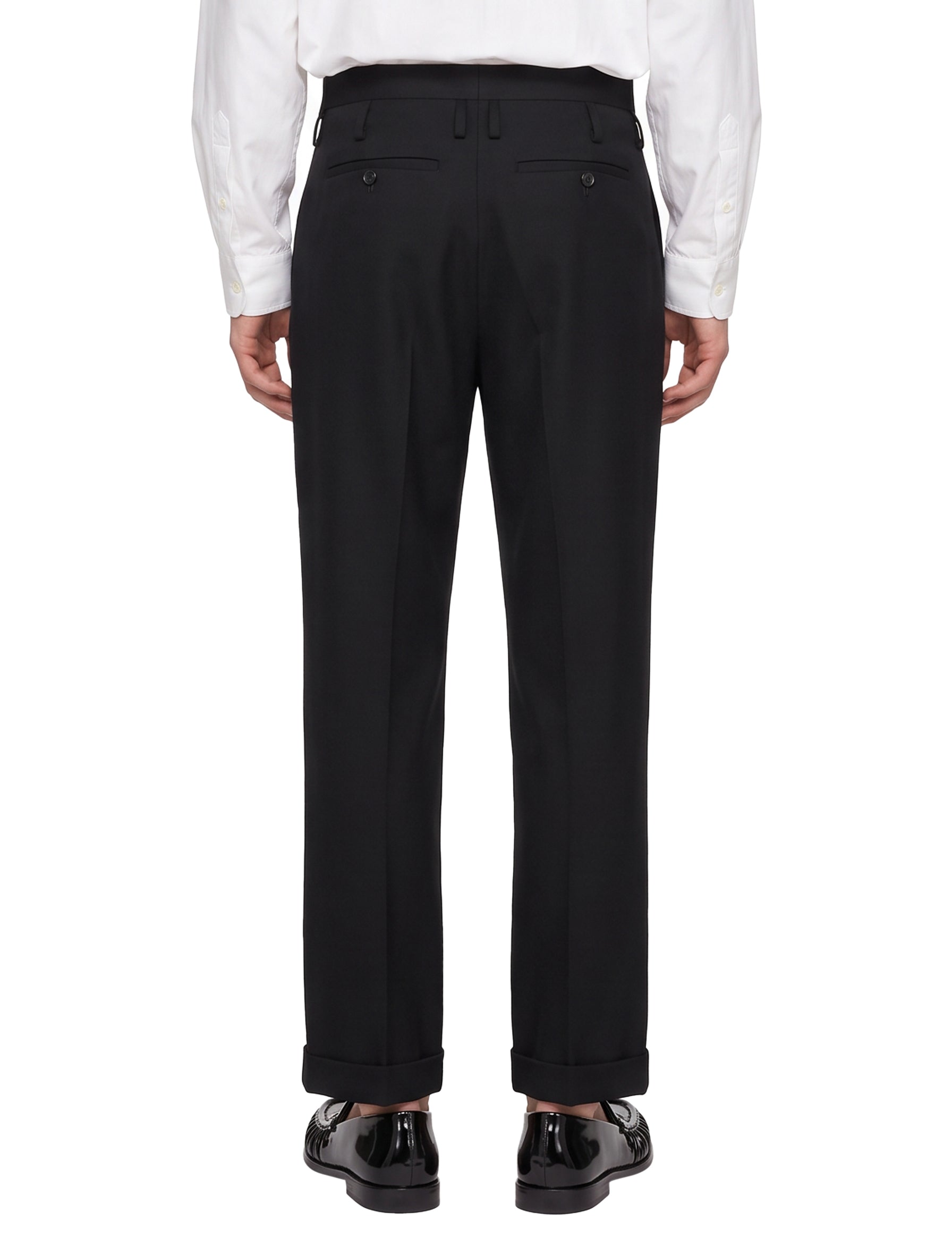 Pantalone Double Inverted in nero 