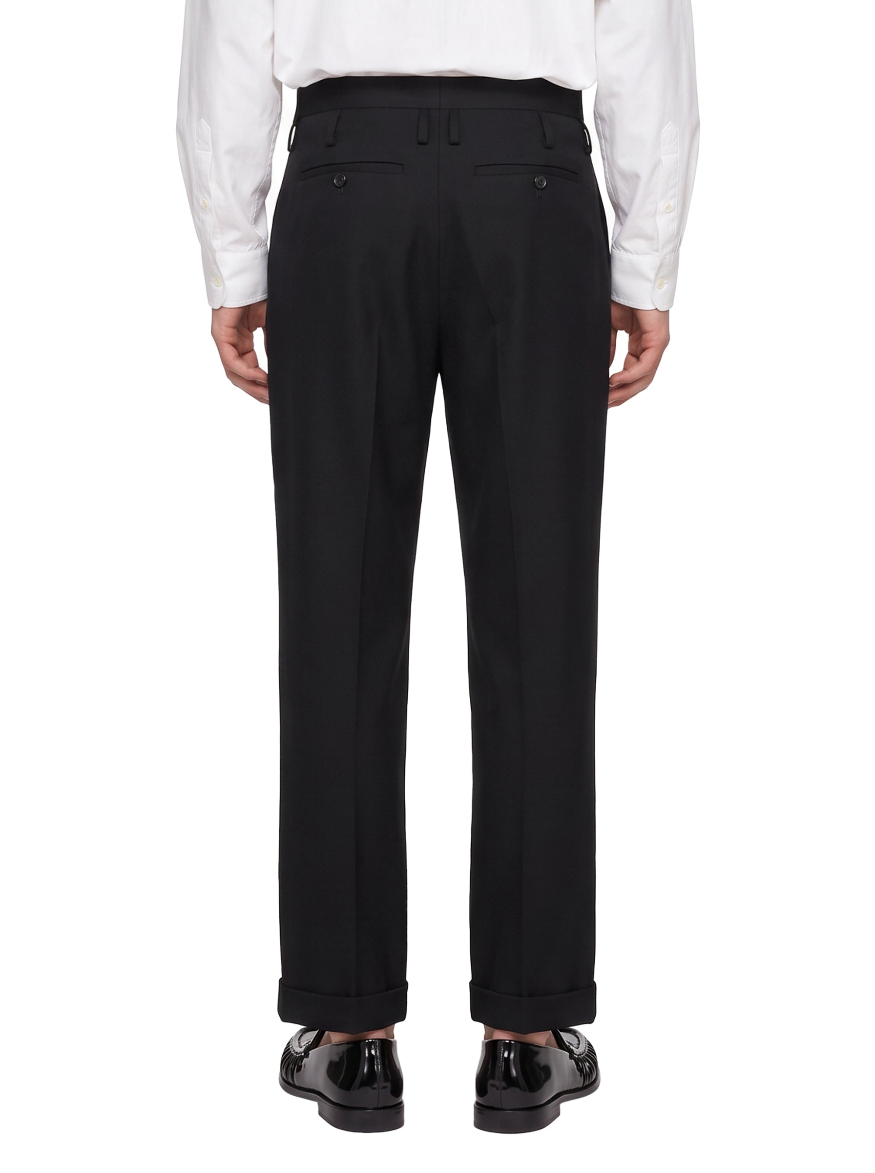 Pantalone Double Inverted in nero 