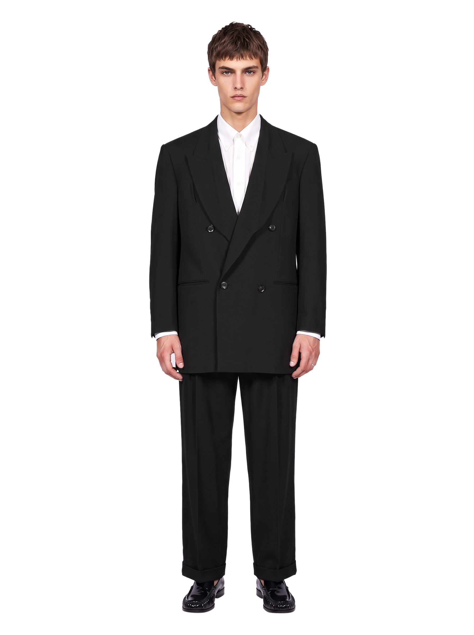 Pantalone Double Inverted in nero 