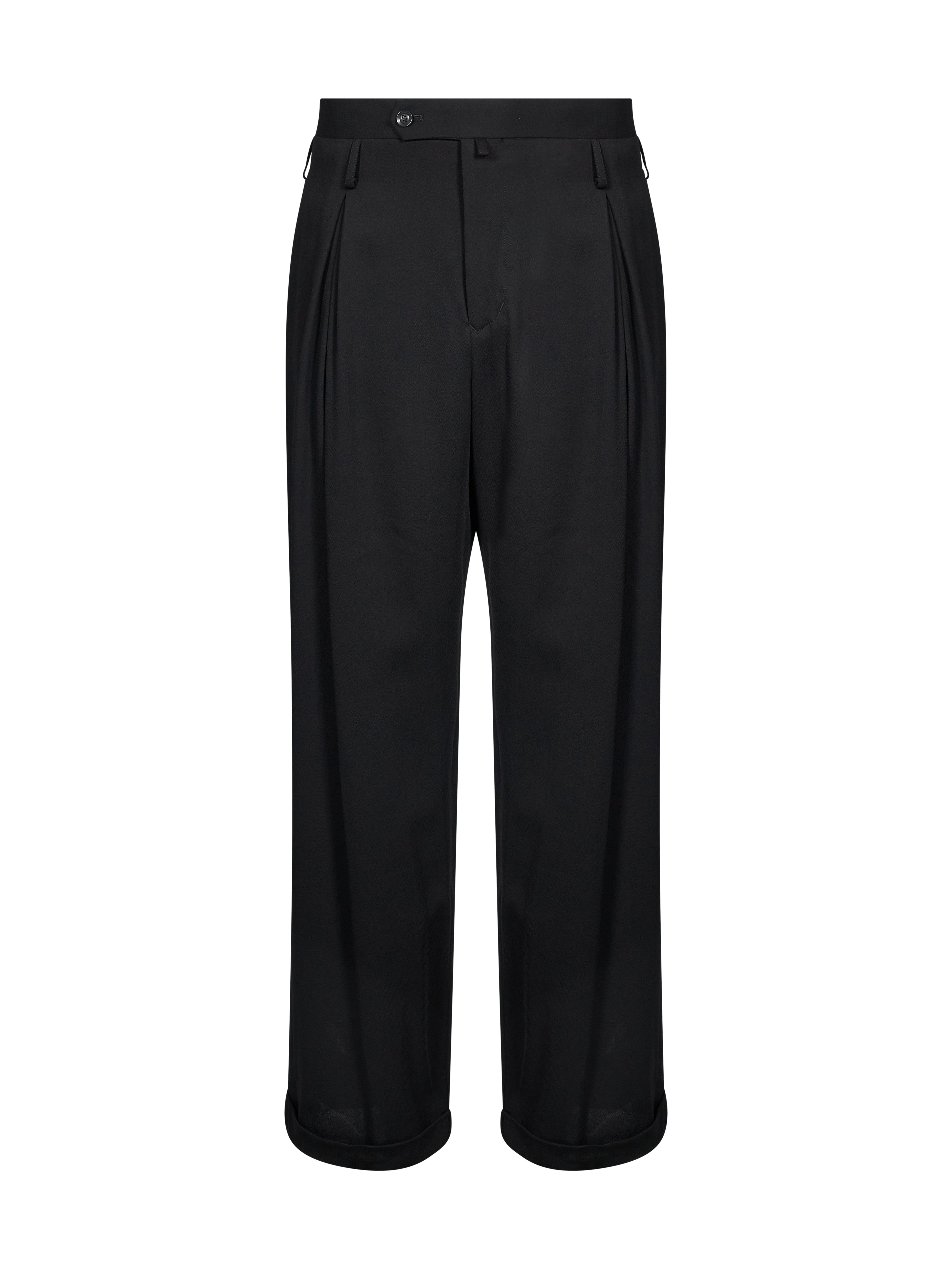 Pantalone Double Inverted in nero 